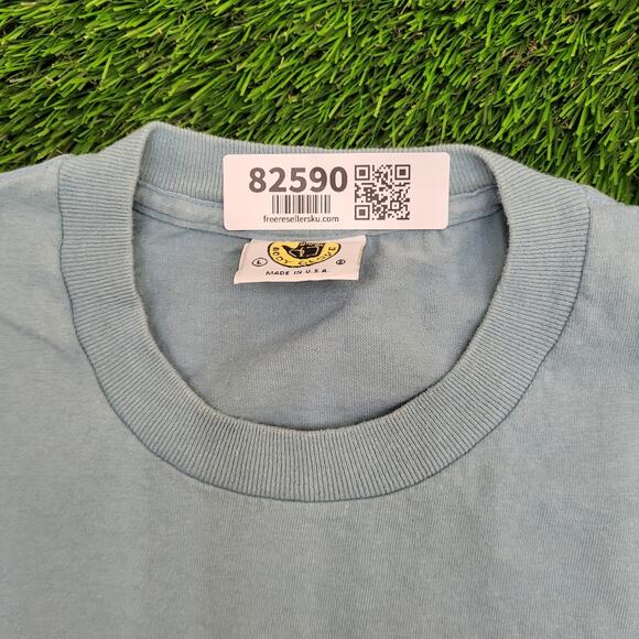 Vintage 1998 Body-Glove Surfer Shirt Large 21x29 Blue USA - Picture 9 of 15